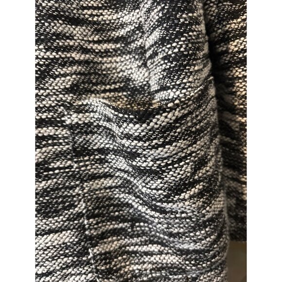 Apt 9 Open Front Women's Sweater Cardigan Size Plus XXL Pockets Black White - Picture 4 of 9